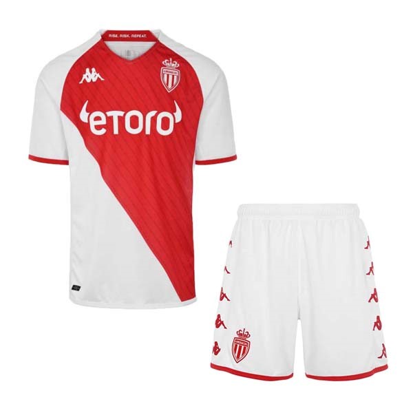 Camiseta AS Monaco Primera equipo Niño 2022-2023